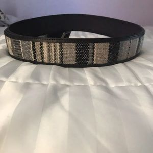 Lucky Brand Leather Serape Belt